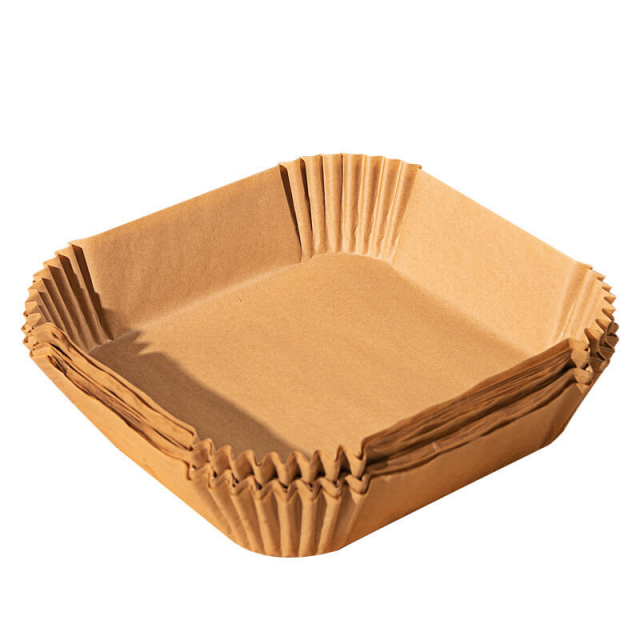 Airfryer Bakepapir - firkantet form (50 stk)