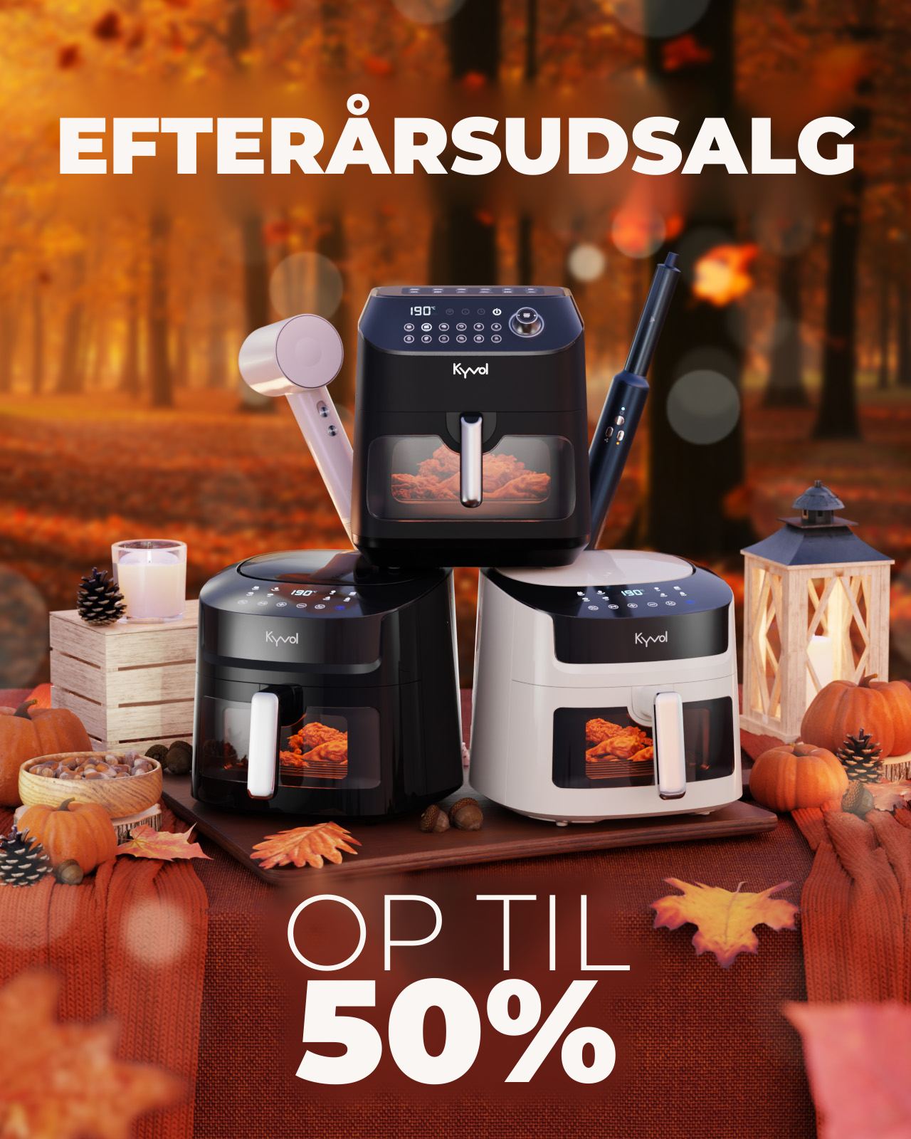 Efterårsudsalg – op til 50 %