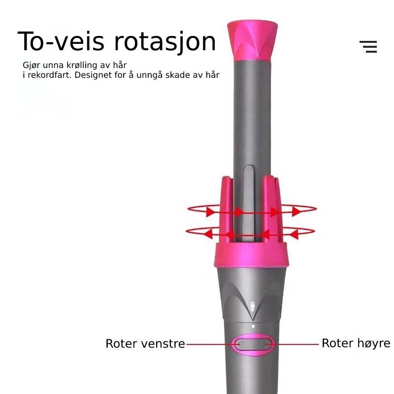 3 i 1 Automatisk Krølltang