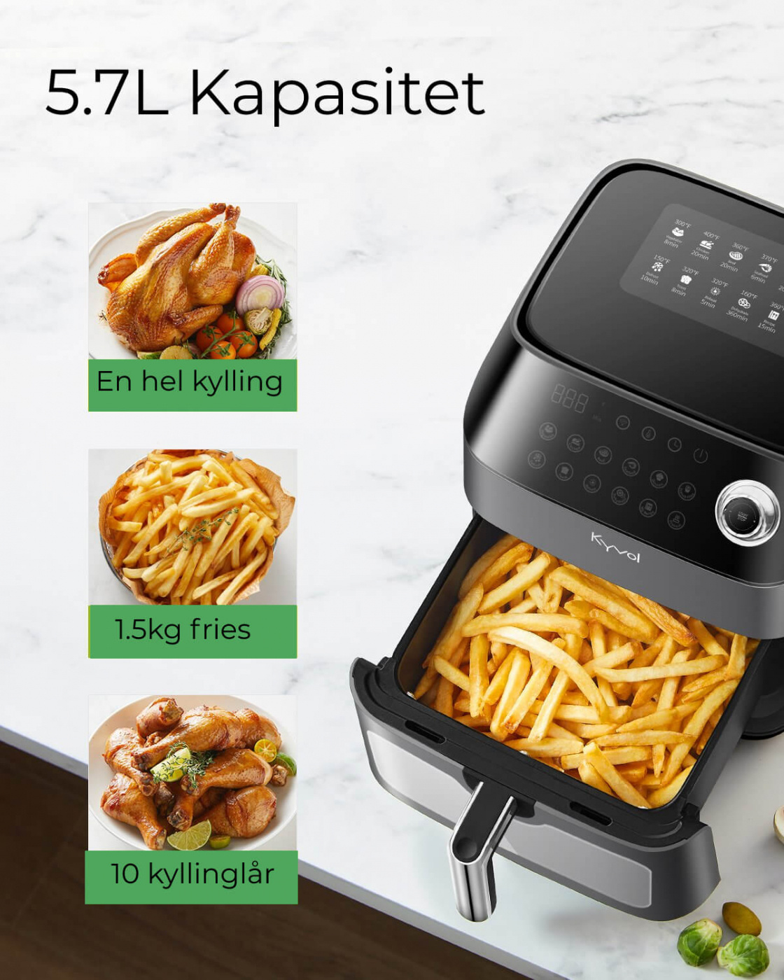 Kyvol Premium Smart Air Fryer