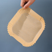 Airfryer Bagepapir - firkantet form 100 stk