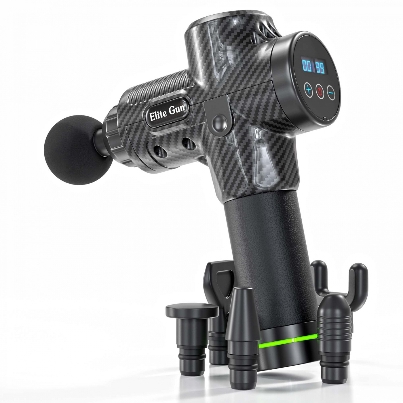 EliteGun Pro MG 7069 - Massagepistol - Kulfiber