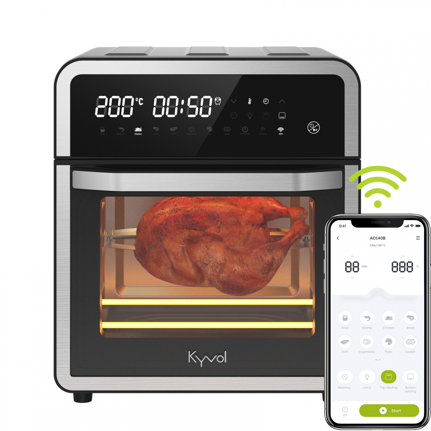 Kyvol 14.5L Smart 16 i 1 Airfryer Ovn