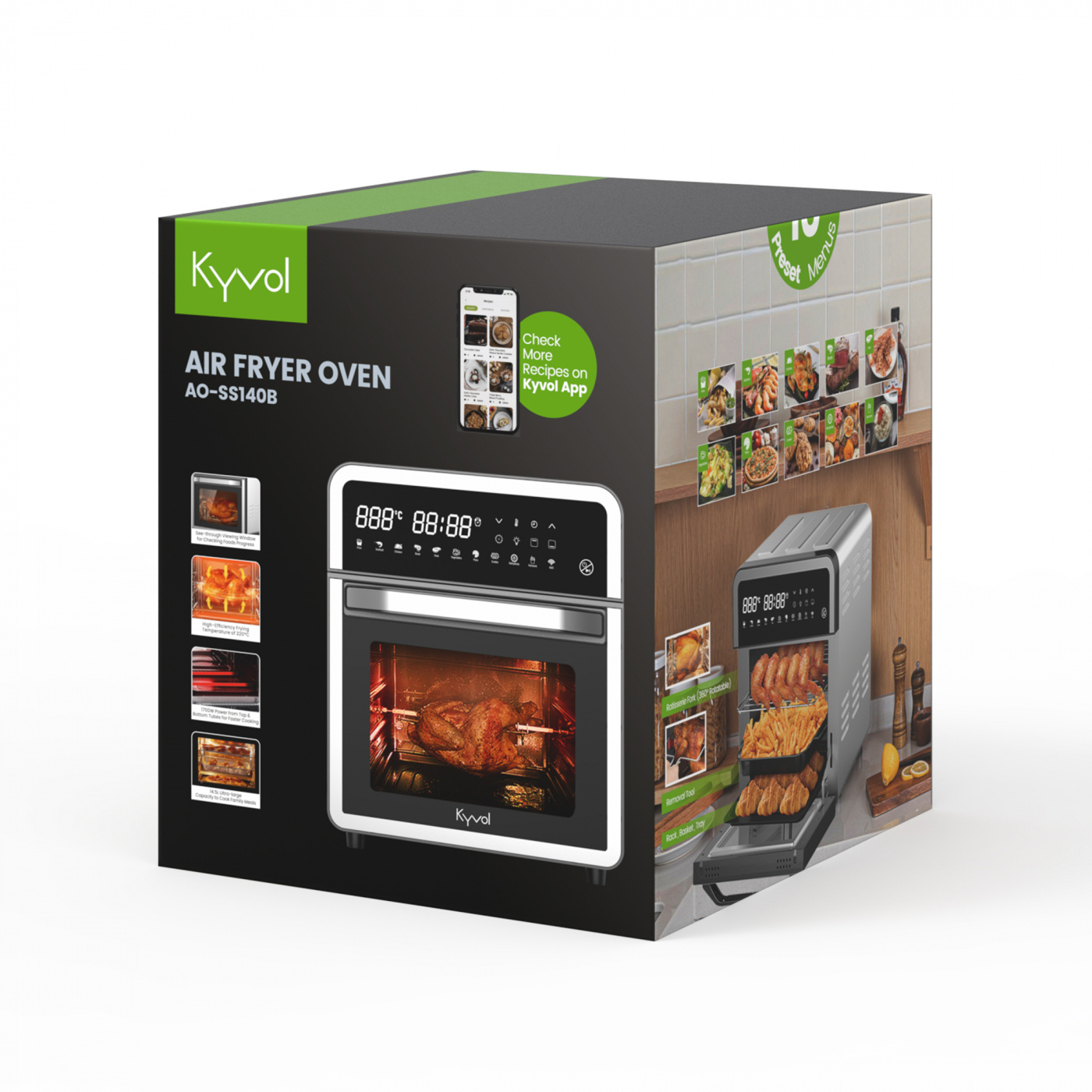 Kyvol 14.5L Smart 16 i 1 Airfryer Ovn