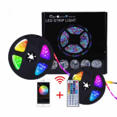 Smart Home LED-strip RGB, WiFi, dæmpbar, 5 m - Hvid Smart Home LED-strip RGB, WiFi, dæmpbar, 5 m - Hvid