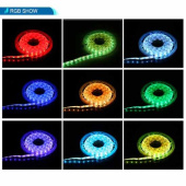 Smart Home LED-strip RGB, WiFi, dæmpbar, 5 m - Hvid Smart Home LED-strip RGB, WiFi, dæmpbar, 5 m - Hvid