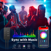 Smart julelys 10 m - app-styret LED, inde og ude Smart julelys 10 m - app-styret LED, inde og ude