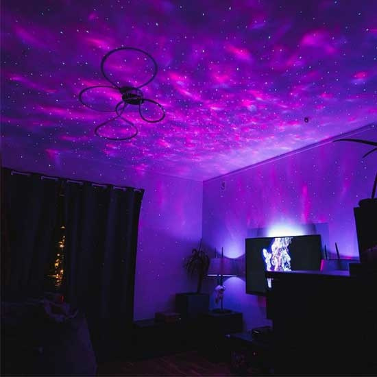 Stjernehimmel projektor med Bluetooth højttaler